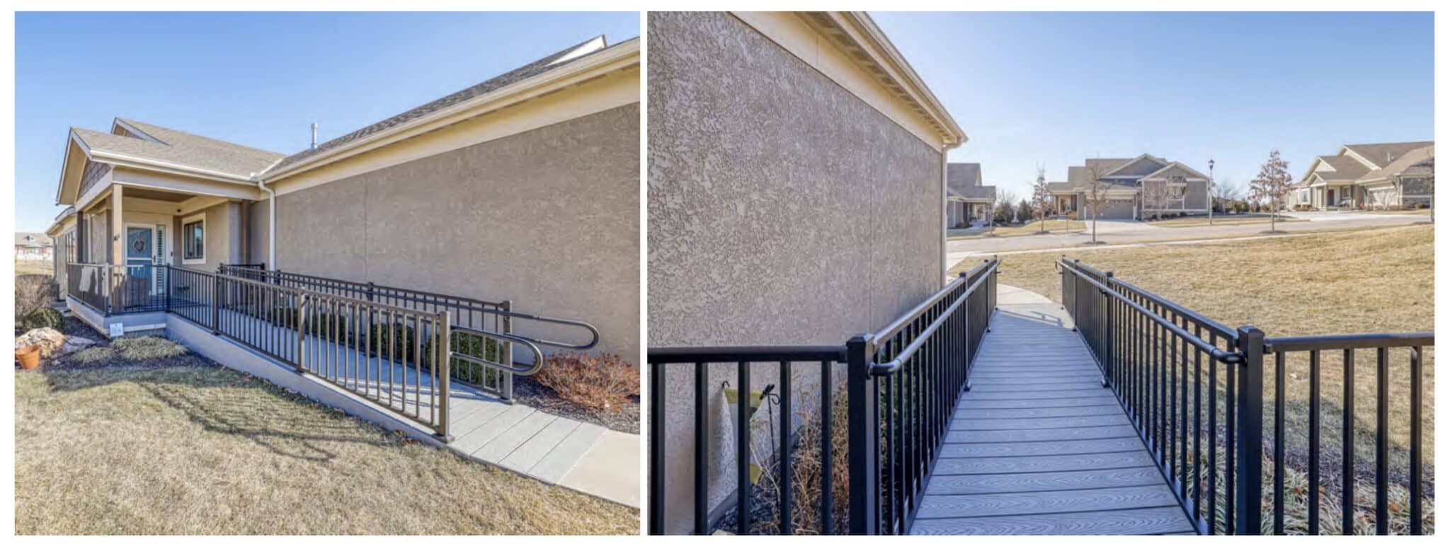exterior home with ramp